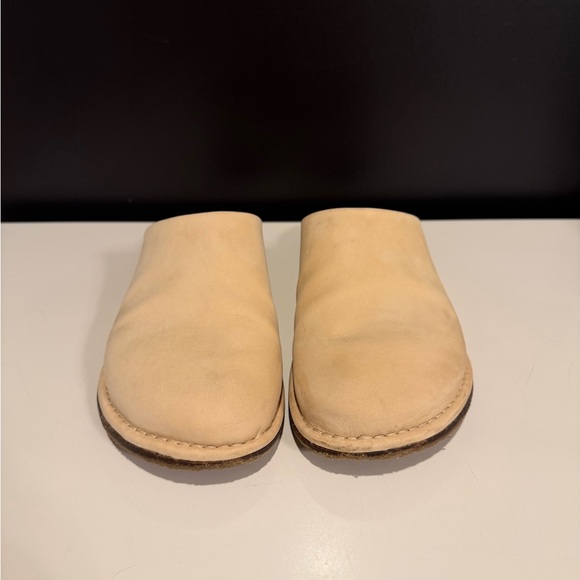 Jenni Kayne Cream Leather Mules - Picture 4 of 8